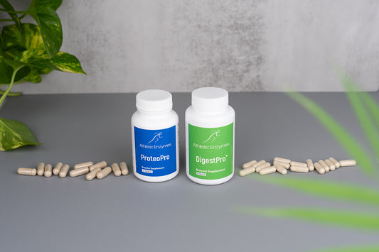 Digestive and Immune health enzyme program.  Plant-based enzymes are gentle and non-toxic.